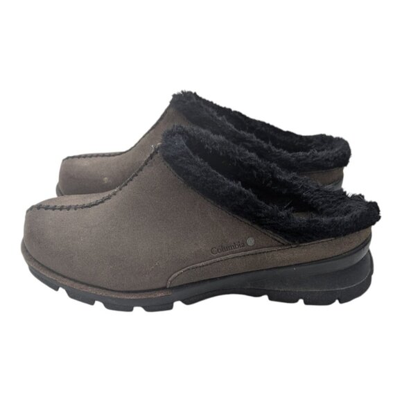 Columbia Cortina Women's 9.5 Brown Suede Clog Mule Loafers - Picture 2 of 9